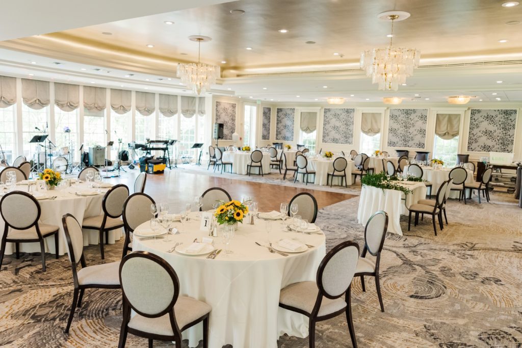 Regency Room wedding reception at Colonial Williamsburg Resorts