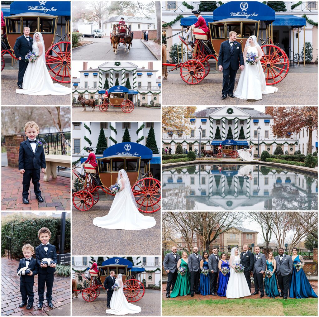 No Colonial Williamsburg Wedding is complete without a horse and carriage ride!